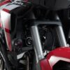 Support pour feux additionnels Noir. Honda CRF1000L/CRF1100L avec crashbar.