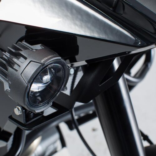 Supports pour feux additionnels Noir. KTM 1050/1090 Adv., 1190 Adv./R.