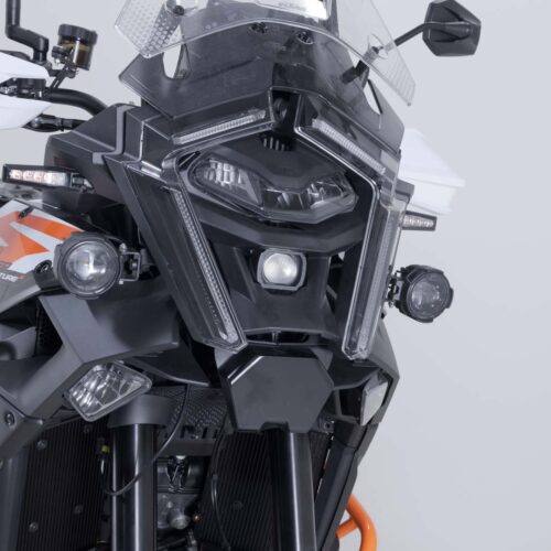 Supports pour feux additionnels Noir. KTM 1390 Super Adventure S / EVO (24-).