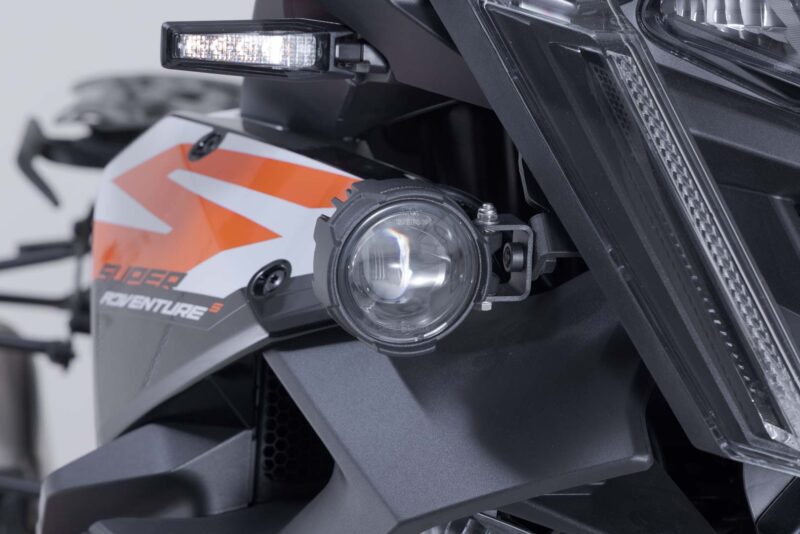 Supports pour feux additionnels Noir. KTM 1390 Super Adventure S / EVO (24-).