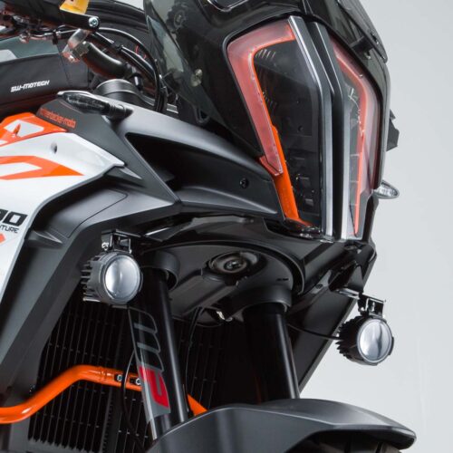 Supports pour feux additionnels Noir. KTM 1290 Super Adventure S / R (16-20).
