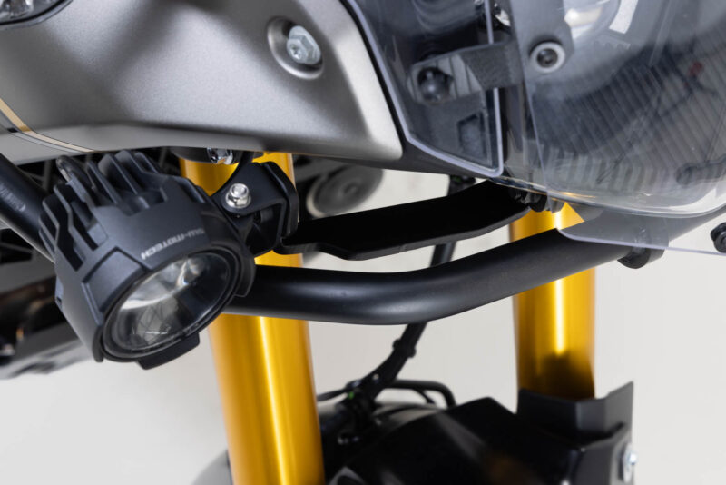 Supports pour feux additionnels Noir. Yamaha Ténéré 700 / Rally (24-).