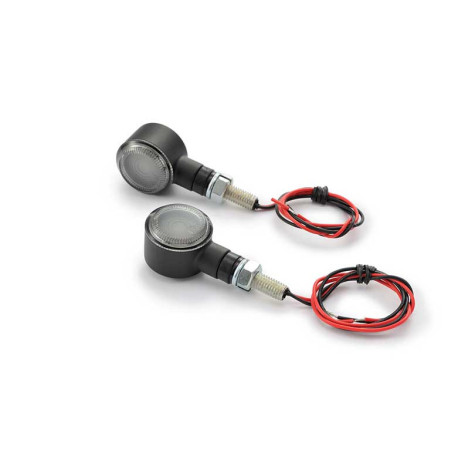 PAIRE DE CLIGNOTANT D-LIGHT SOL NOIR VERRE FUME