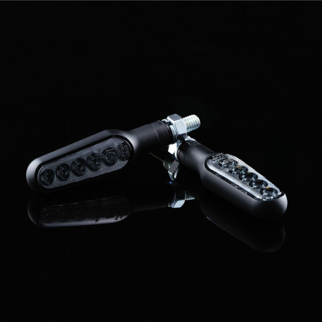 PAIRE DE CLIGNOTANTS D LIGHT NOIR STELLAR