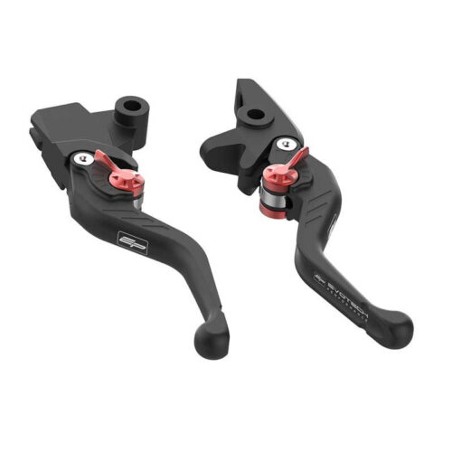 Paire de leviers de frein et d'embrayage courts Evotech Performance - Royal Enfi