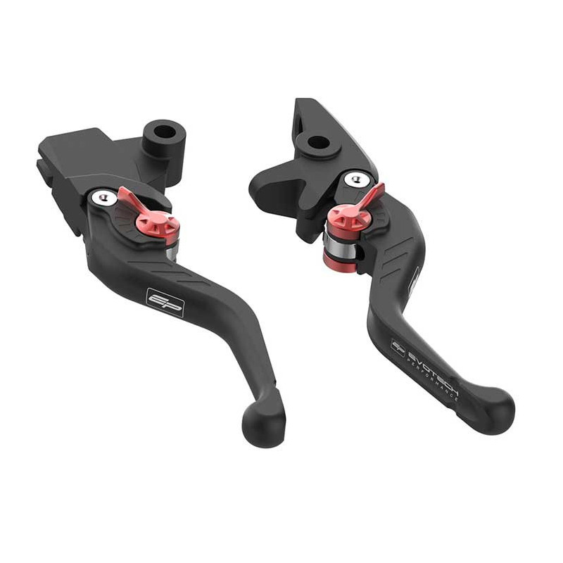 Paire de leviers de frein et d'embrayage courts Evotech Performance - Royal Enfi