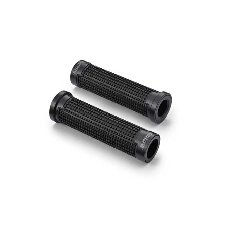 PAIRE DE POIGNEE 25,4MM ALUMINIUM DAYTONA NOIR, 125MM