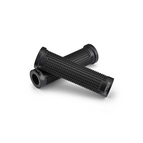 PAIRE DE POIGNEE 25,4MM ALUMINIUM DAYTONA NOIR, 125MM