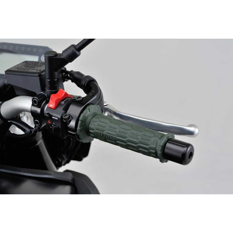 PAIRE DE POIGNEE DAYTONA GRIPPYGRIP 22 MM NOIR