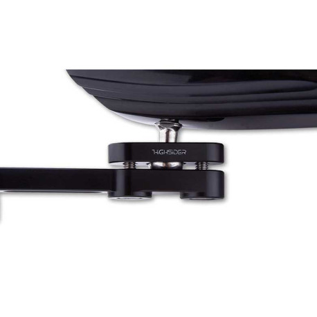 Paire de rétroviseur exterieur de guidon WAVE noir