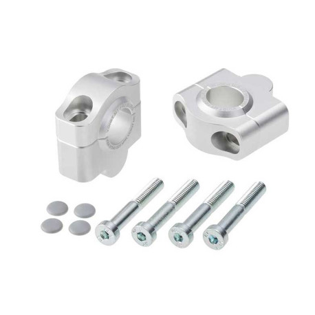 Paire rehausseurs de guidon 25mm pour guidon 22mm