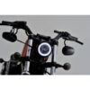 Phare noir LED 135mm Daytona fixation dessous
