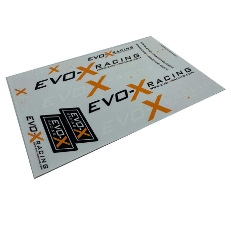 PLANCHE DE STICKER EVO-X RACING