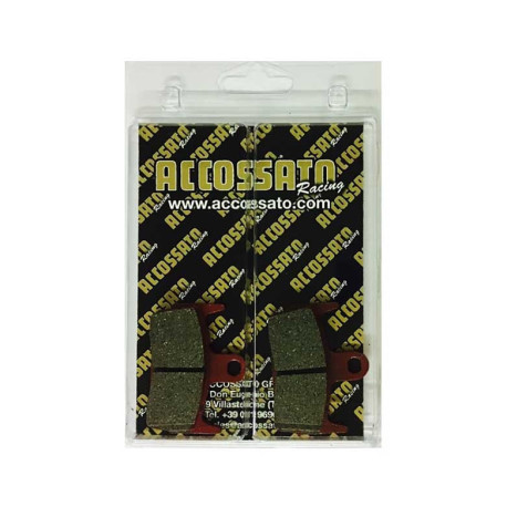 Plaquette De Frein arrière (ou avant suivant modèle) Accossato AGPP150 (dimensio