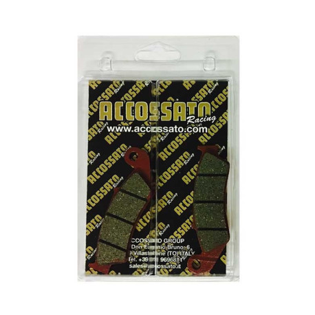 Plaquette De Frein avant (ou arrière suivant modèle) Accossato AGPA149 (dimensio