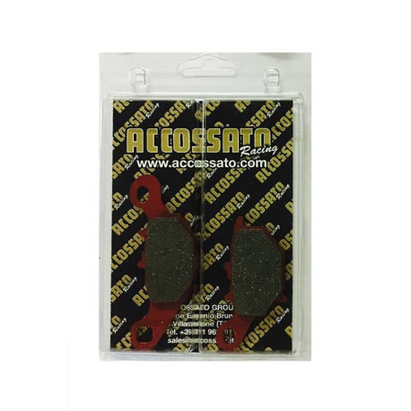 Plaquette De Frein avant (ou arrière suivant modèle) Accossato AGPA154 (dimensio