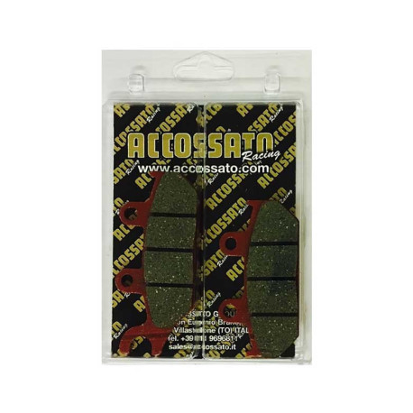 Plaquette De Frein avant (ou arrière suivant modèle) Accossato AGPA166 (dimensio