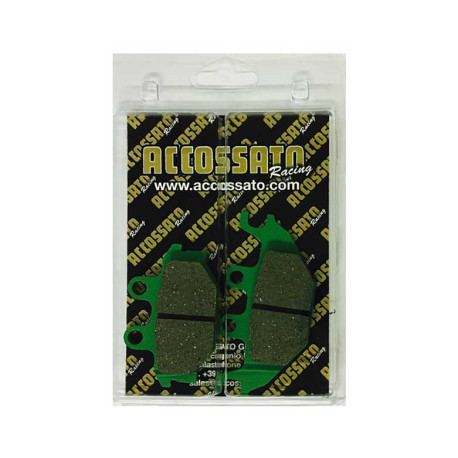 Plaquette De Frein avant (ou arrière suivant modèle) Accossato AGPA173 (dimensio