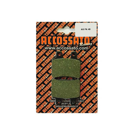 Plaquette De Frein avant (ou arrière suivant modèle) Accossato AGPA49 (dimension