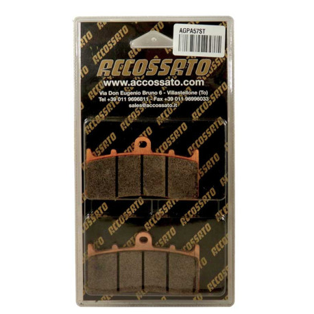 Plaquette De Frein avant (ou arrière suivant modèle) Accossato AGPA56 (dimension