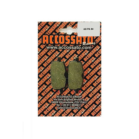 Plaquette De Frein avant (ou arrière suivant modèle) Accossato AGPA84 (dimension