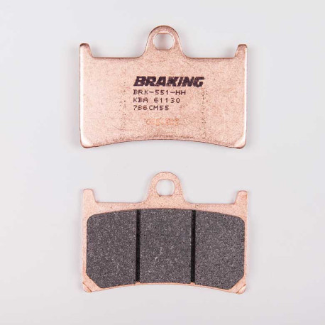 PLAQUETTES DE FREIN FRITTÉS TRAIL/TOURING CM55 BRAKING