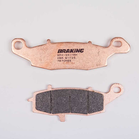 PLAQUETTES DE FREIN FRITTÉS TRAIL/TOURING CM55 BRAKING