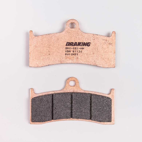 PLAQUETTES DE FREIN FRITTÉS TRAIL/TOURING CM55 BRAKING