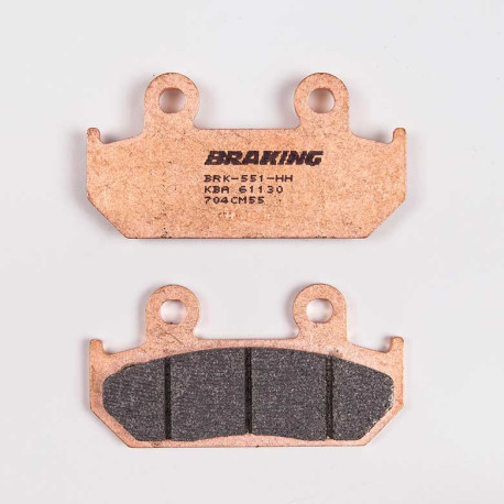 PLAQUETTES DE FREIN FRITTÉS TRAIL/TOURING CM55 BRAKING