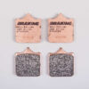 PLAQUETTES DE FREIN FRITTÉS TRAIL/TOURING CM55 BRAKING