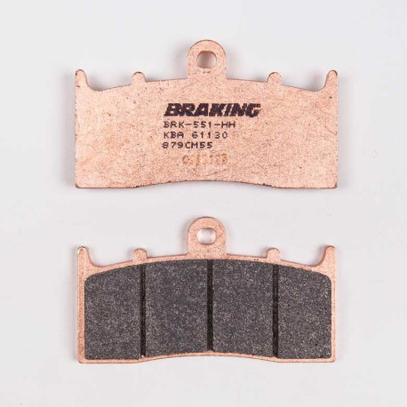 PLAQUETTES DE FREIN FRITTÉS TRAIL/TOURING CM55 BRAKING