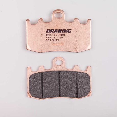 PLAQUETTES DE FREIN FRITTÉS TRAIL/TOURING CM55 BRAKING