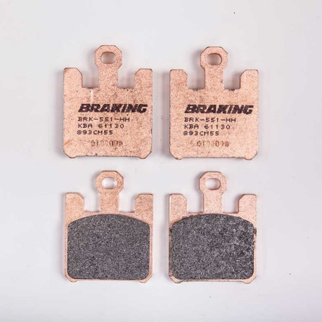 PLAQUETTES DE FREIN FRITTÉS TRAIL/TOURING CM55 BRAKING