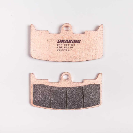 PLAQUETTES DE FREIN FRITTÉS TRAIL/TOURING CM55 BRAKING