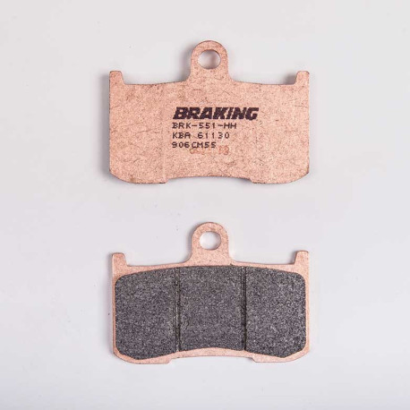 PLAQUETTES DE FREIN FRITTÉS TRAIL/TOURING CM55 BRAKING