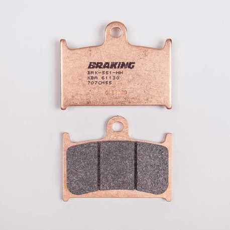 PLAQUETTES DE FREIN FRITTÉS TRAIL/TOURING CM55 BRAKING