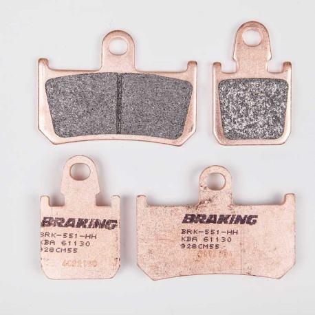 PLAQUETTES DE FREIN FRITTÉS TRAIL/TOURING CM55 BRAKING