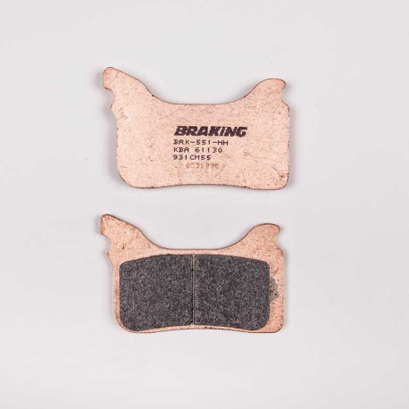 PLAQUETTES DE FREIN FRITTÉS TRAIL/TOURING CM55 BRAKING