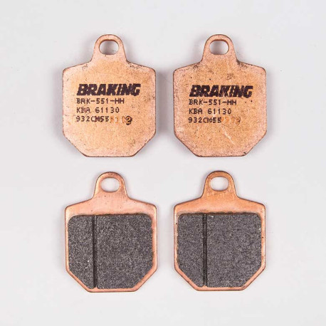 PLAQUETTES DE FREIN FRITTÉS TRAIL/TOURING CM55 BRAKING