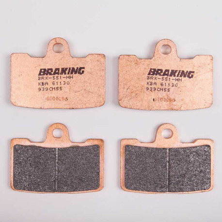 PLAQUETTES DE FREIN FRITTÉS TRAIL/TOURING CM55 BRAKING