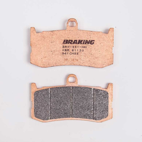 PLAQUETTES DE FREIN FRITTÉS TRAIL/TOURING CM55 BRAKING