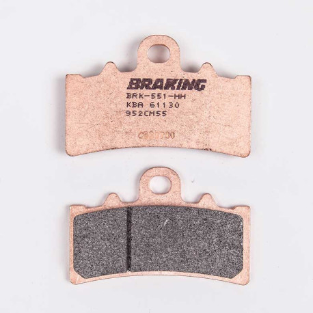 PLAQUETTES DE FREIN FRITTÉS TRAIL/TOURING CM55 BRAKING