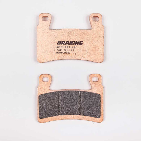 PLAQUETTES DE FREIN FRITTÉS TRAIL/TOURING CM55 BRAKING