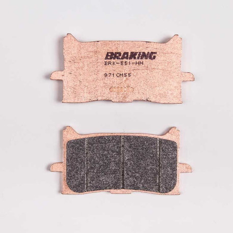 PLAQUETTES DE FREIN FRITTÉS TRAIL/TOURING CM55 BRAKING