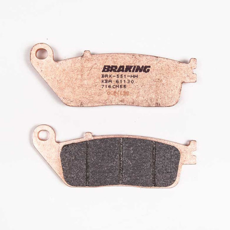 PLAQUETTES DE FREIN FRITTÉS TRAIL/TOURING CM55 BRAKING