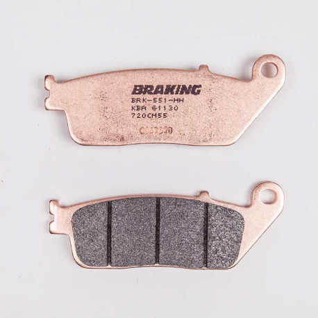 PLAQUETTES DE FREIN FRITTÉS TRAIL/TOURING CM55 BRAKING