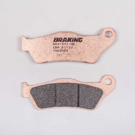 PLAQUETTES DE FREIN FRITTÉS TRAIL/TOURING CM55 BRAKING