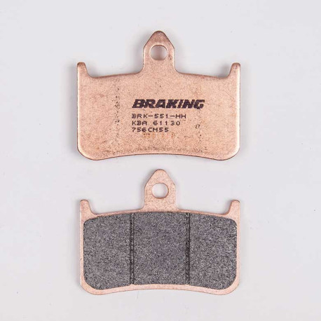 PLAQUETTES DE FREIN FRITTÉS TRAIL/TOURING CM55 BRAKING
