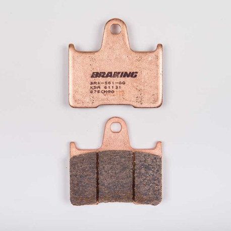 PLAQUETTES DE FREIN FRITTÉS TRAIL/TOURING CM56 BRAKING