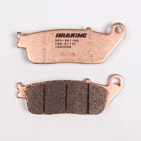 PLAQUETTES DE FREIN FRITTÉS TRAIL/TOURING CM56 BRAKING